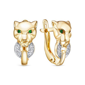 л1206574 Серьги (Au 585)