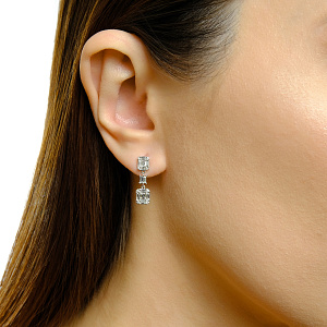 11631E/ PIR0099668 Серьги (Au 750)