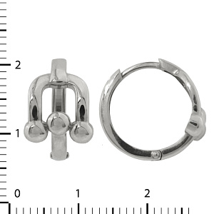 07-ВР-П2030-0 Серьги (Au 585)