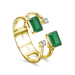 1-2697-1200 №1-25 Кольцо (Au 585)