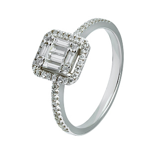 R10488W/ PIR0096806 Кольцо (Au 750)