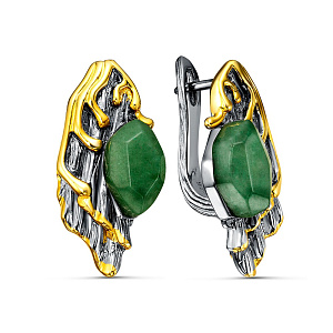 YE02916_SR_AW_BJ Серьги (Ag 925)