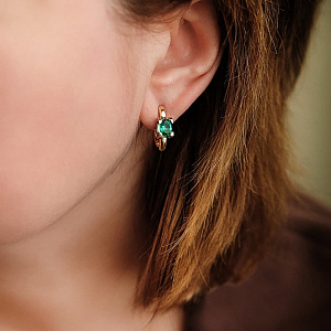 2D2192И Серьги (Au 585)