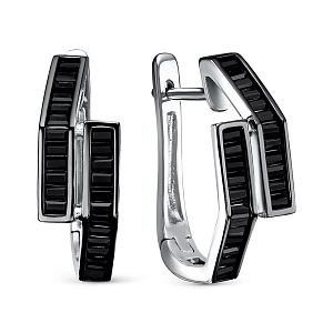 E8971_SR_SP_WG Серьги (Ag 925)