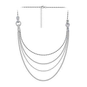 HPT3402-N1_KL_WG Колье (Ag 925)