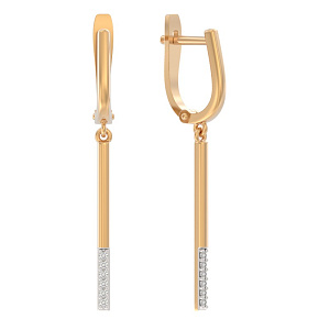 1056252-11240 Серьги (Au 585)