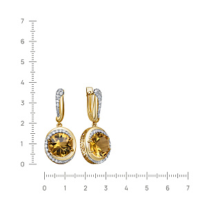 12-22150-2900 №2-25 Серьги (Au 585)