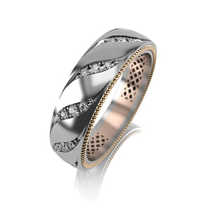 JK-к30-бр/кб Кольцо (Au 585)