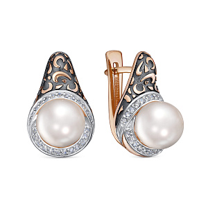 12-01939-1589 №3-24 Серьги (Au 585)