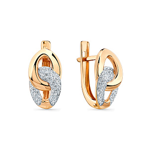 002-1015-0001-011 Серьги (Au 585)