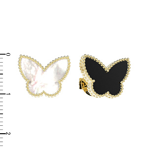 08-Т-2739-1 +серт. Серьги (Au 585)