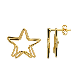 LSE015/ 123000578072 Серьги (Au 585)