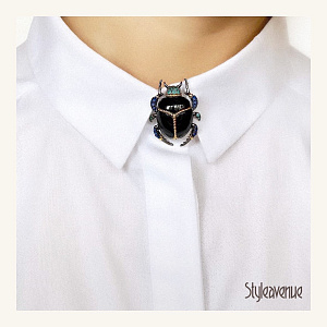 EDBR370EM Брошь (Ag 925)