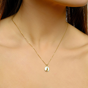 CKHP0004-W/ 123000565179 Колье (Au 585)