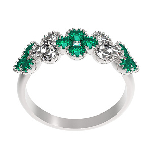 Т801-1654-0-01 +серт. Кольцо (Au 585)