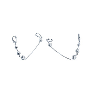 DSE6316-2_SR_WG Серьги (Ag 925)