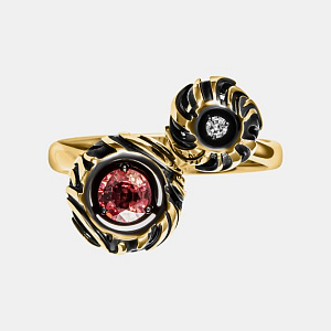 Зк-AL012 Кольцо (Au 585)