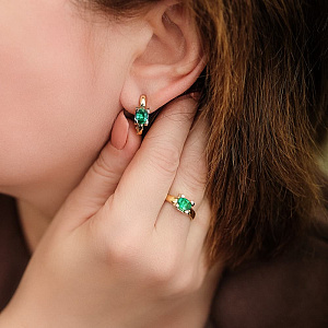 2D2192И Серьги (Au 585)