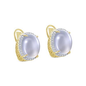 12-21962-8000 №3-24 Серьги (Au 585)