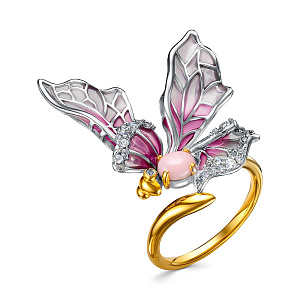 YR02471_KO_SH_ENAM_WJ Кольцо (Ag 925)