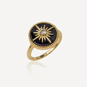 PRVR063BL Кольцо (Ag 925)