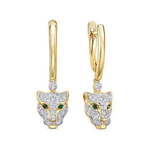 л1206553 Серьги (Au 585)