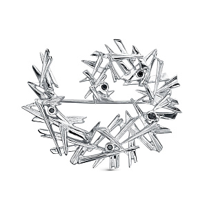 642798-0-1 Брошь (Ag 925)