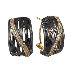 AES36726W_SR_001_BJ Серьги (Ag 925)