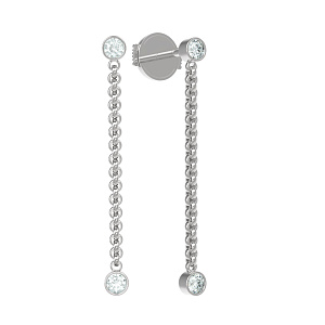 Т801-2785-0-00 +серт. Серьги (Au 585)