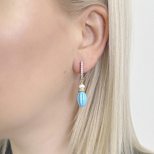 COCE030-1 Серьги (Ag 925)