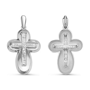 с080557 Крест (Ag 925)