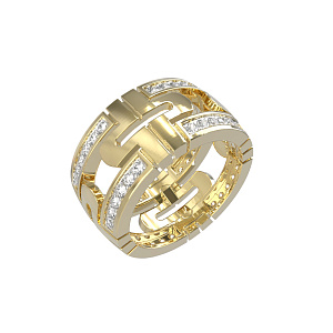 Т800-1541-1-00 +серт. Кольцо (Au 585)