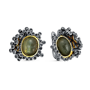 YE02712A_SR_LB_BJ Серьги (Ag 925)