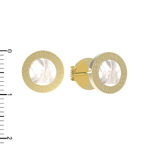 Т6-2731П-1 +серт. Серьги (Au 585)