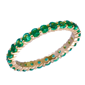 CER02-EMER Кольцо (Au 585)