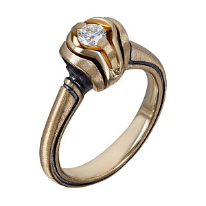 R4004101-02 Кольцо (Au 585)