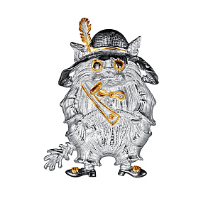 646618-0-6 Брошь (Ag 925)