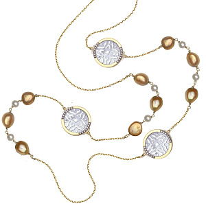 ORN400-1 Колье (Ag 925)