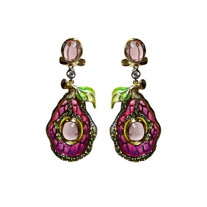 EXE265-1 Серьги (Ag 925)