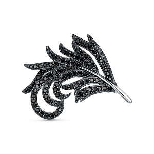B199_BR_SP_WG Брошь (Ag 925)