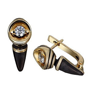 E4001201-02 Серьги (Au 585)