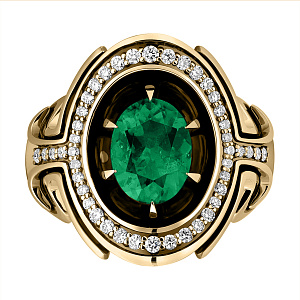 Зк-7611 Кольцо (Au 585)